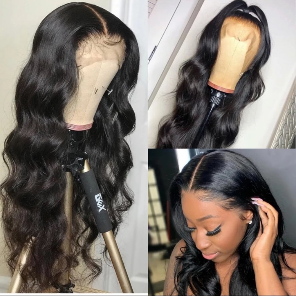360 100% Brazilian human hair lace wig
